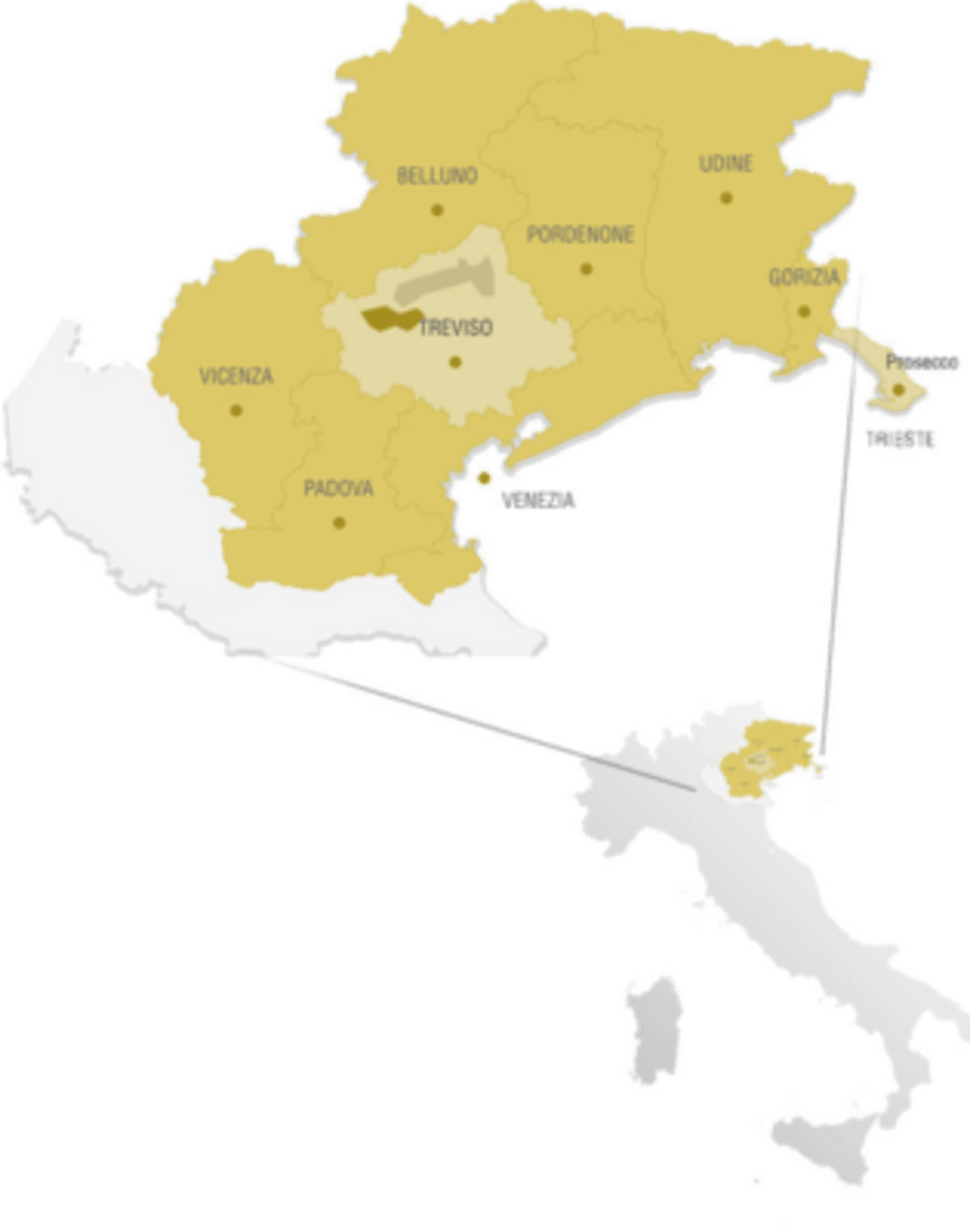 Просекко регион. Зона Просекко Италия карта. Регион Просекко Италия. Венето винодельческий регион. Регион Венето виноделие карта.