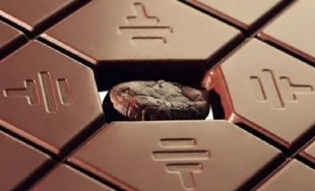 een reep chocola met DNA. To'ak,